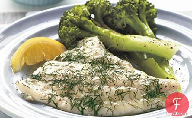 Cambulă la cuptor cu mărar și cremă de capere