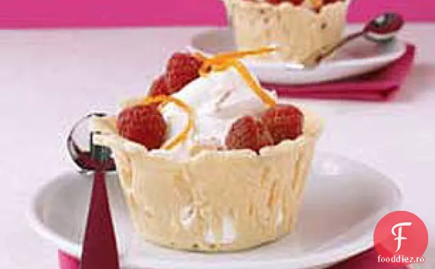 Cupe De Dantelă De Ciocolată Albă