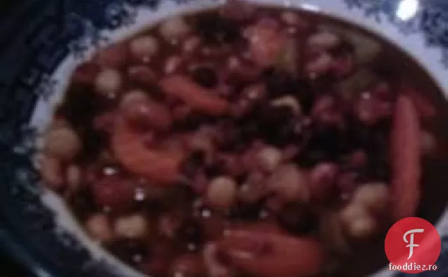 Slow Cooker șuncă și tocană de fasole