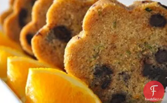 Pâine Cu Dovlecei Portocalii Cu Ciocolată