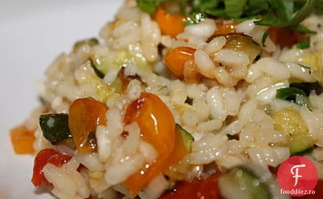 Risotto De Roșii Cherry Prăjite Și Dovlecei
