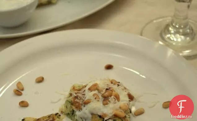 Flapjacks De Dovlecei Cu Cremă De Busuioc