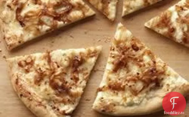 Pizza albă și aurie