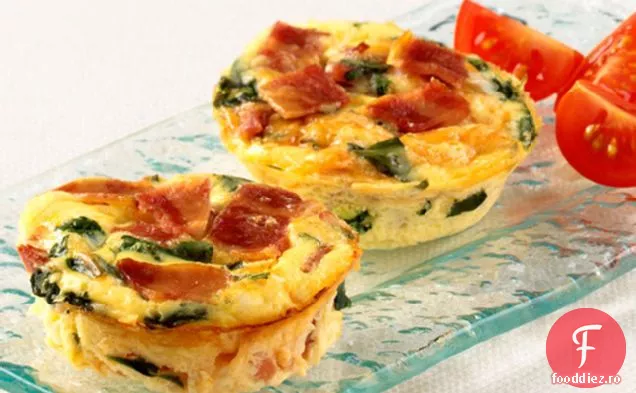 Mini Quiches De Slănină De Curcan