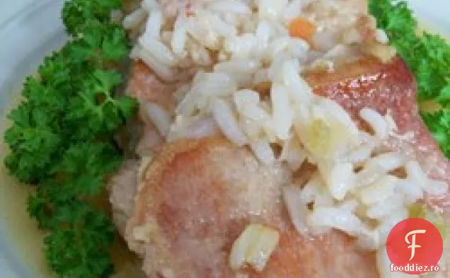 Cotlet de porc a la aragaz lent