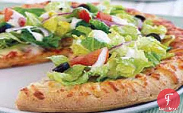 Pizza Cu Salată De Grădină