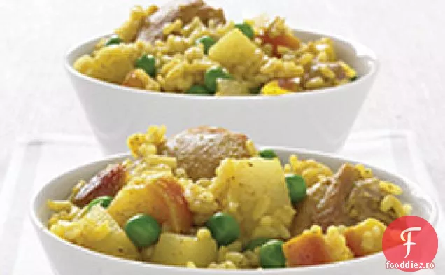 Aragaz lent Curry de pui și orez