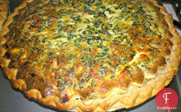 Quiche Cu Spanac-Bacon