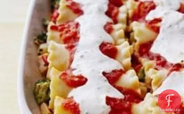 Rulouri de Lasagna de pui cu sos de cremă de arpagic