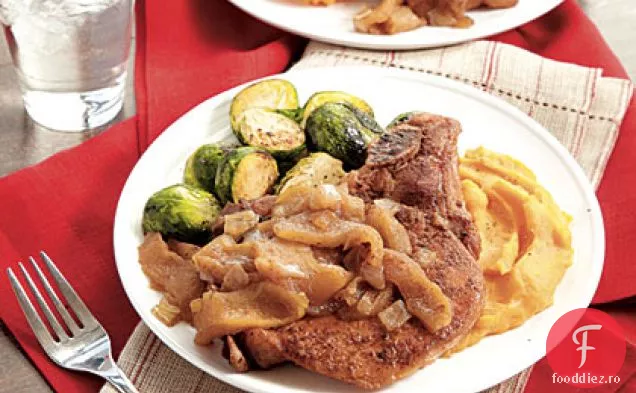 Cotlete De Porc Cu Mere Condimentate