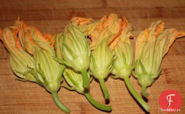 Risotto De Dovlecei Cu Flori De Dovleac Umplute