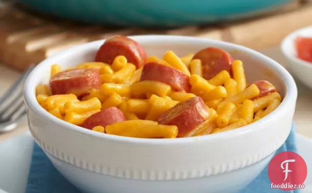 Mac & Brânză Hot Dog Skillet