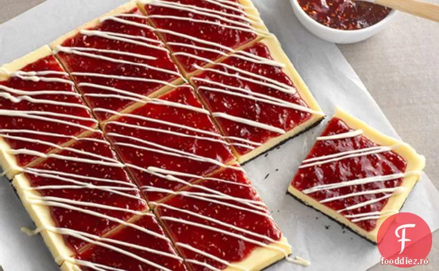 Ciocolată Albă-Zmeură Cheesecake Baruri