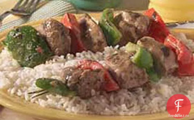 Marinat gri POUPON carne de porc Kabobs