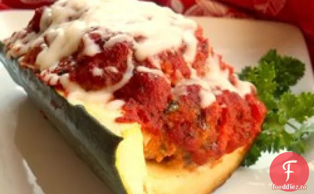 Fleică italiană în bărci de dovlecei