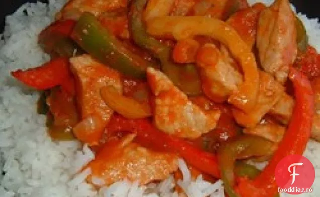 Carne de porc și piper