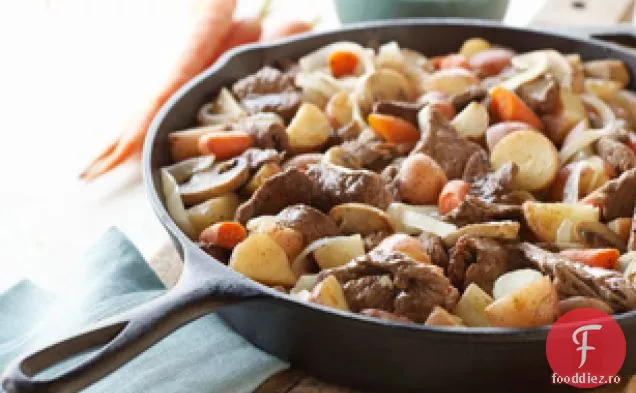 Cartofi și Steak Stir-Fry