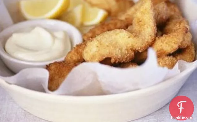Goujons Cu Talpă Condimentată Cu Maioneză De Lămâie