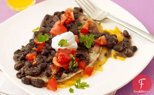 Quesadillas De Fasole Neagră