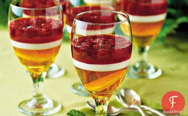 Salată Congelată Cu Fructe Stratificate