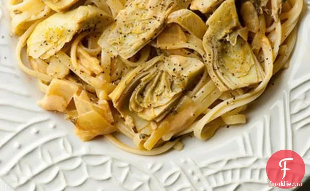 Linguine În Sos De Anghinare Cu Ierburi