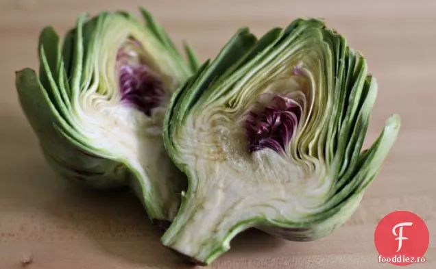 Anghinare La Grătar Cu Usturoi De Lămâie Cu Aioli Ușori