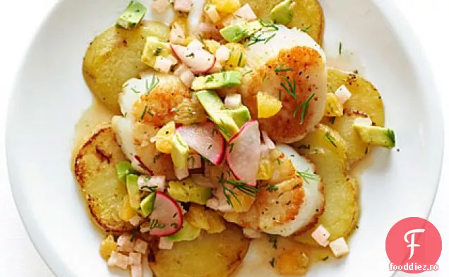 Scoici cu portocale, Avocado și Jicama
