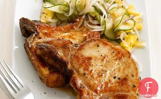 Cotlete De Porc Cu Aromă De Ananas