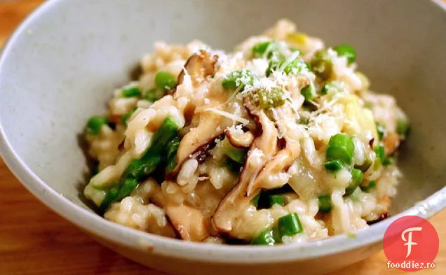 Risotto De Sparanghel, Anghinare Și Shiitake