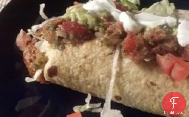 Chimichangas de vită și fasole