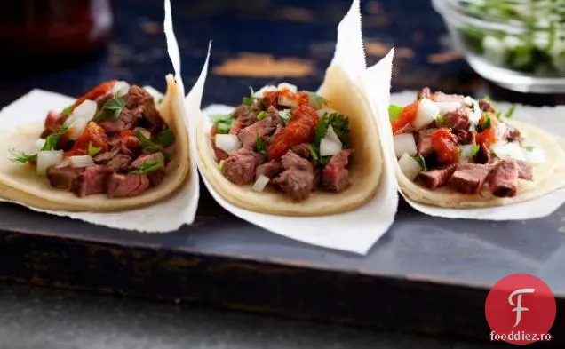 Tacos de carne de vită: Tacos De Carne Asada