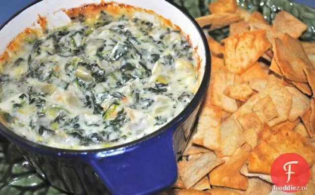 Gorgonzola Spanac Și Anghinare Dip