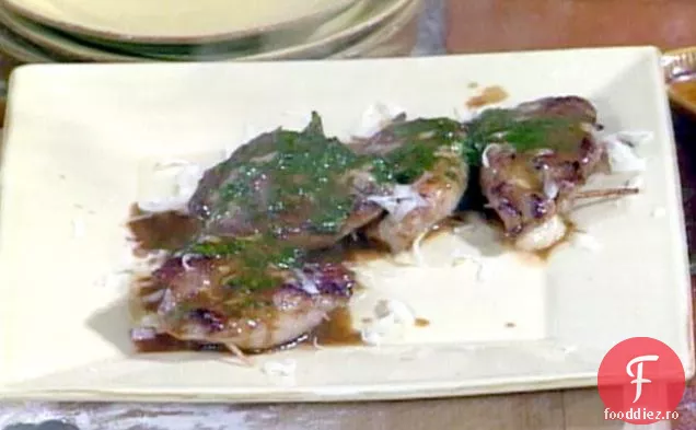 Buzunare de vițel în stilul Valle d ' Aosta: Portafoglie alla Valdostana