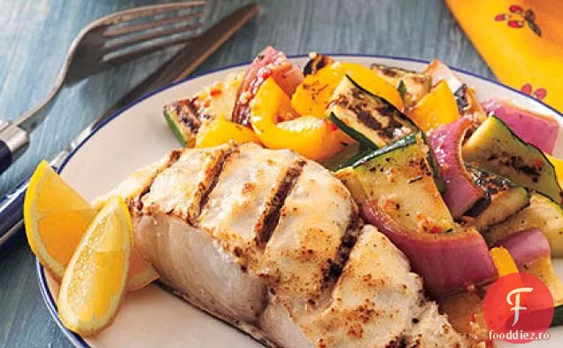 Parmezan-Lămâie Mahimahi