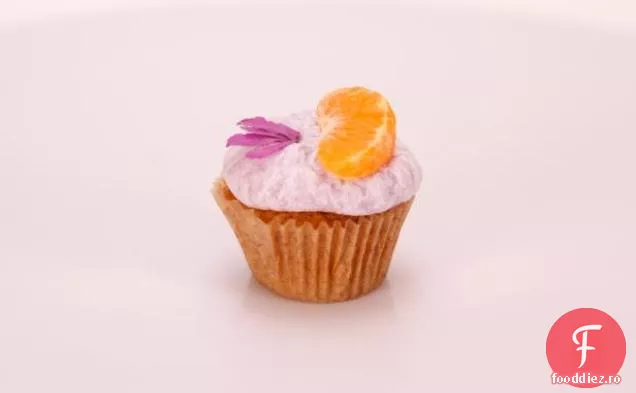 Cupcakes De Vis Cu Mandarină De Lavandă