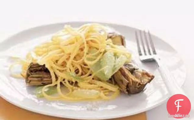 Linguine Cu Anghinare Și Praz