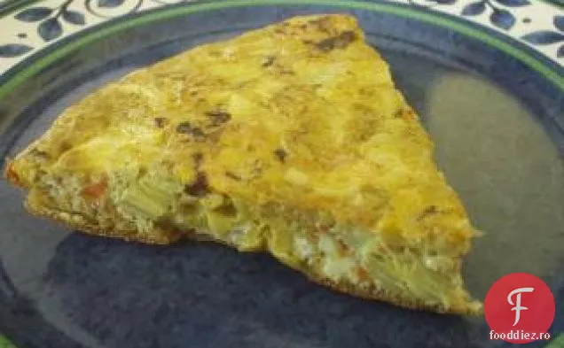 Frittata De Anghinare Și Măsline Cu Gruyere