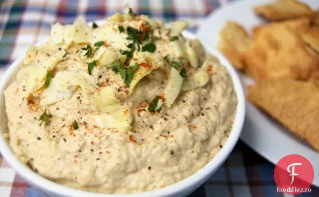 Hummus de lămâie-anghinare