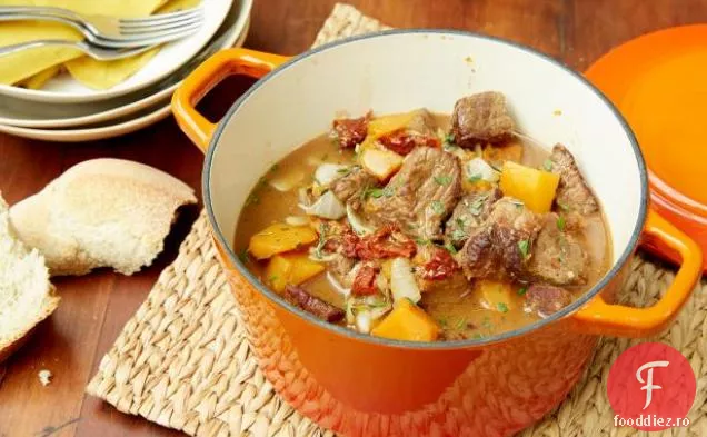 Tocană de dovlecei de vită și Butternut