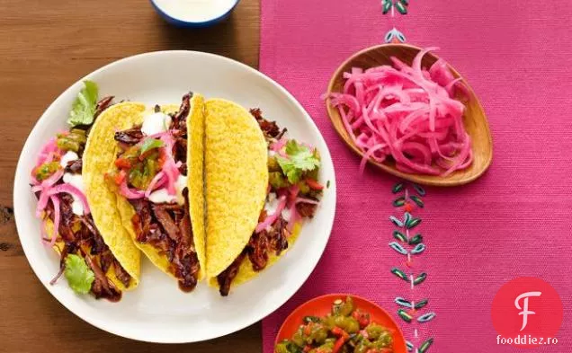 Red Chile Tacos Cu Coaste Scurte