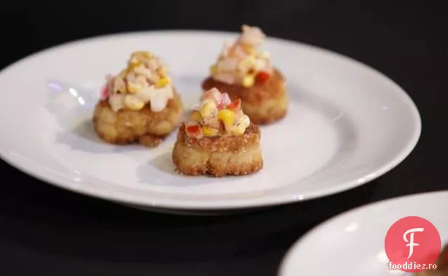 Prăjituri de Crab cu gust de porumb la grătar