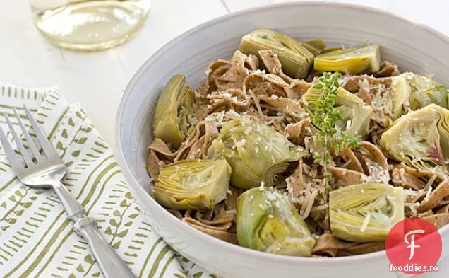 Fettuccine De Piper Negru Din Grâu Integral Cu Anghinare Pentru Copii