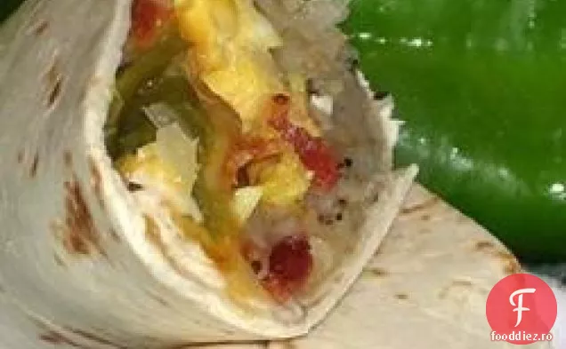 New Mexico Verde Chile Mic Dejun Burritos