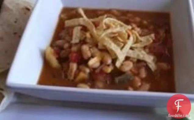 Supă mexicană de fasole și Squash