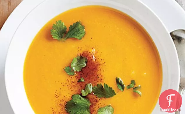 Supă de Butternut cu lapte de cocos