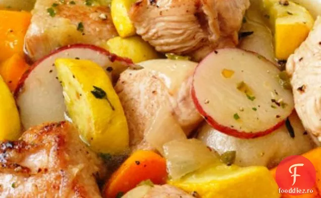 Curcan Mexican și tocană de Squash