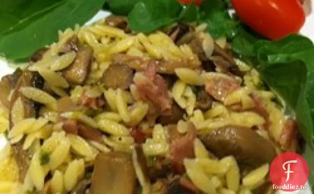 Bacon-Ciuperci Orzo