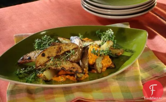 Cartofi prăjiți la grătar cu citrice-cimbru Aioli