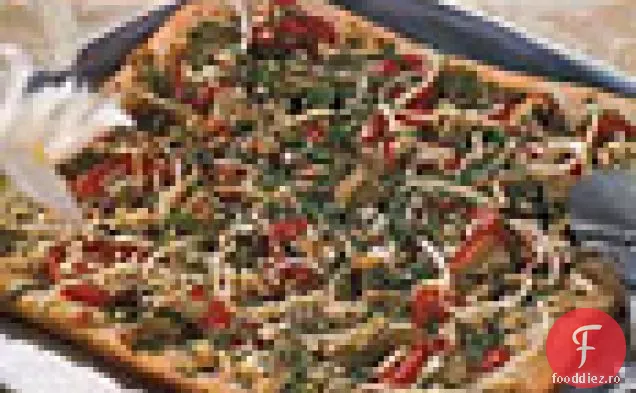 Pizza cu anghinare și brânză Feta