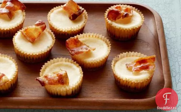 Mini Bacon Cheesecakes